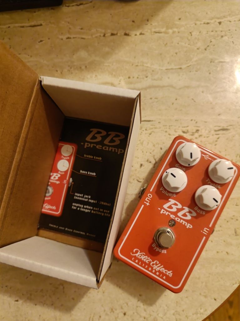 Bb preamp xotic effects overdrive distortion przester efekt gitarowy