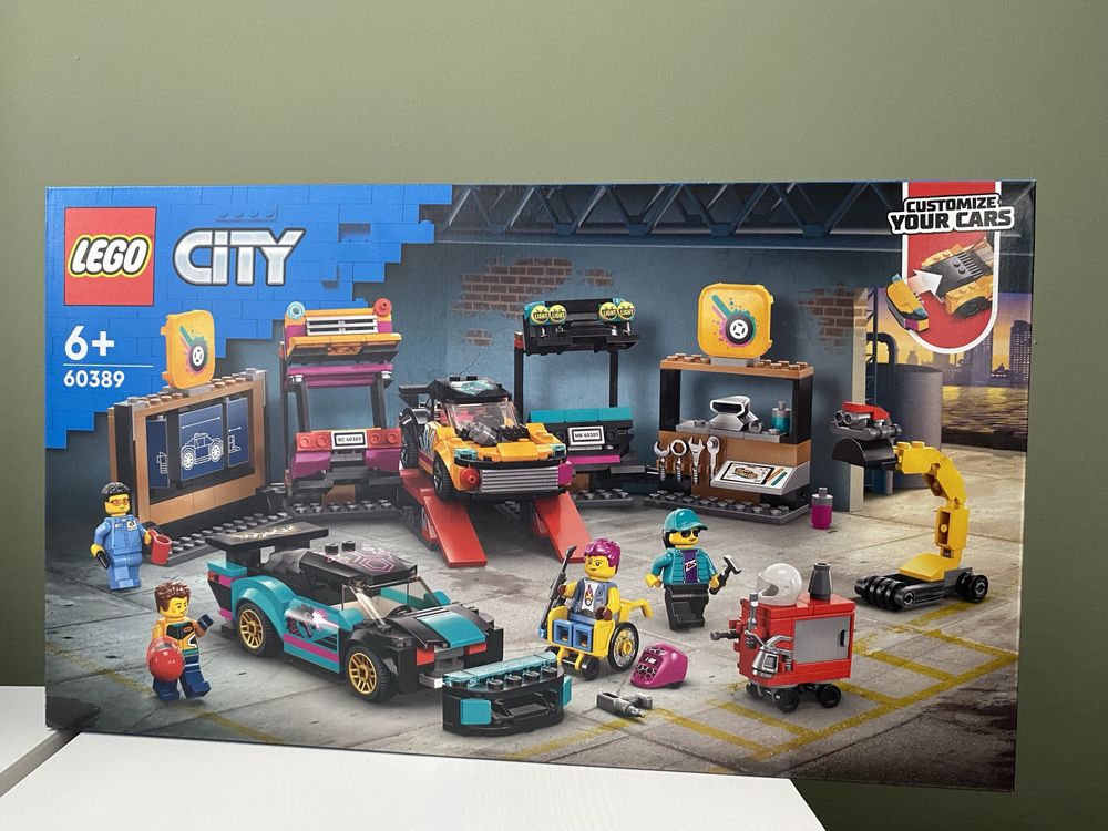 Lego City - 60389 - Warsztat tuningowania samochodów - Nowe