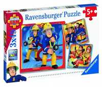 Puzzle 3x49 Strażak Sam Na Ratunek!, Ravensburger