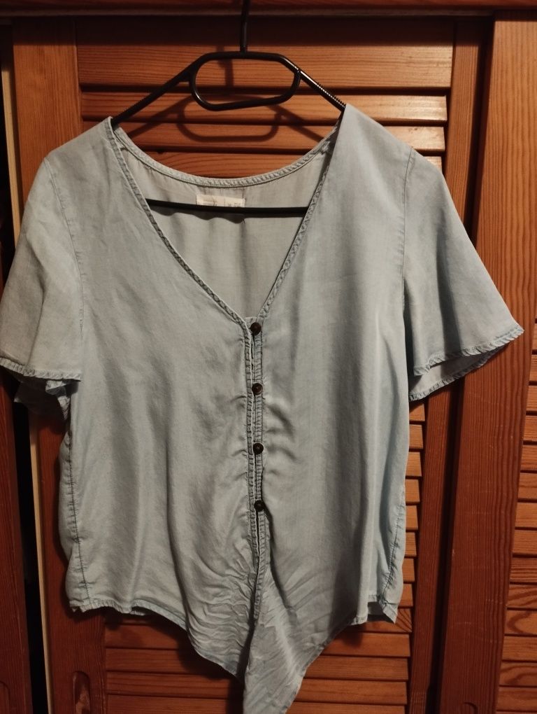 Camisa azul feminina Springfield