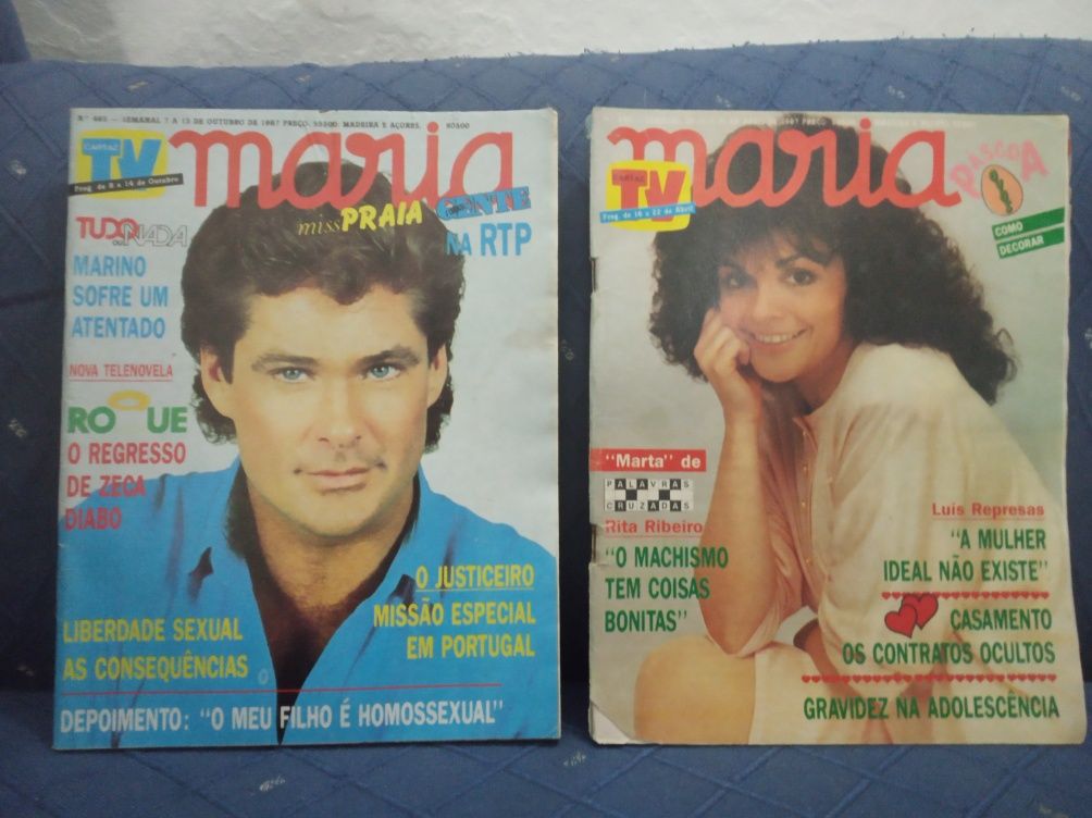 16 Revistas MARIA, lote anos 80