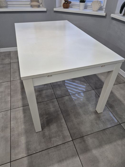 Stół rozkladany ikea 140x84 plus dwie płyty 40cm