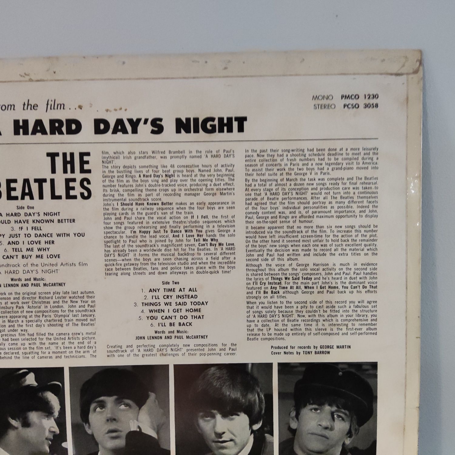 The Beatles - A Hard Day's Night (Australia) Disco de Vinil (vinyl)