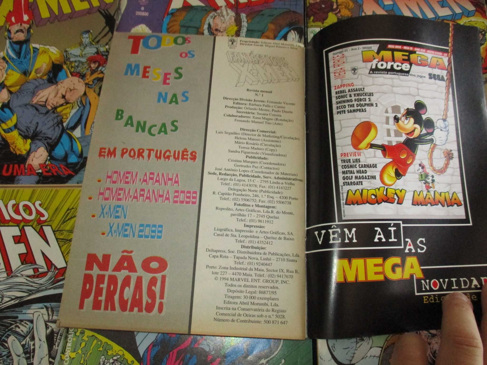 Livros BD Fantásticos X-Men Marvel Comics