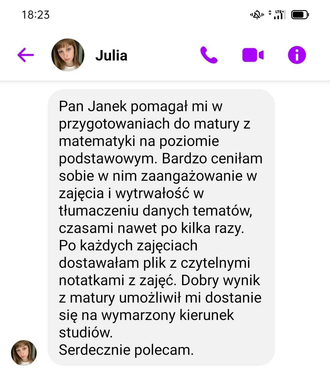 Korepetycje matematyka, treningi szachowe