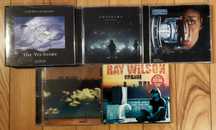 Płyty CD rock progresywny i muzyka filmowa.