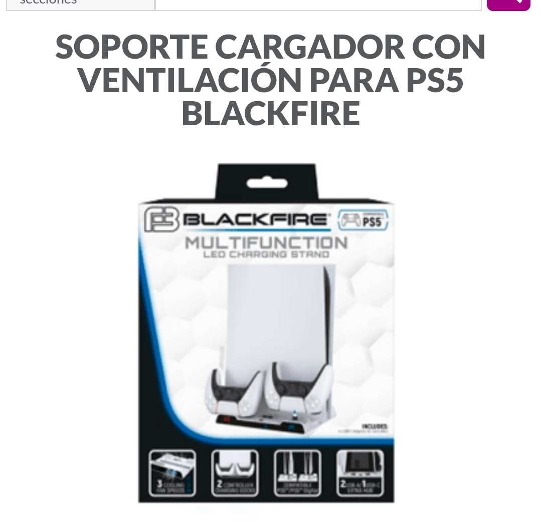 Base de carregamento PS5