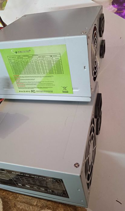 Блок питания АТХ, после ремонта и обслуживания.