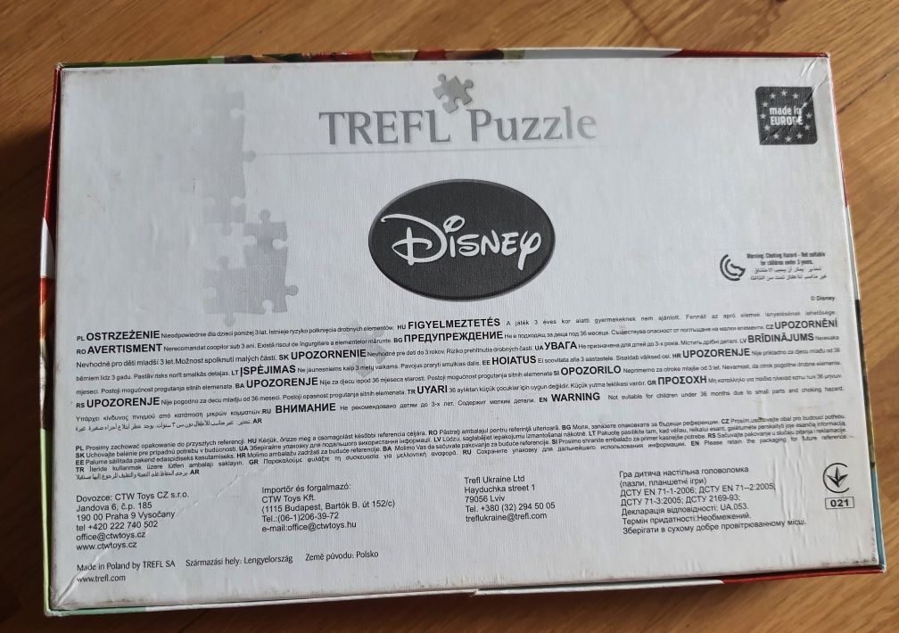 Puzzle Dzwoneczek Disney 160 elementów Trefl