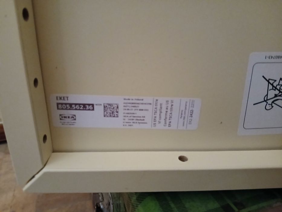 Dois cubos estante ikea