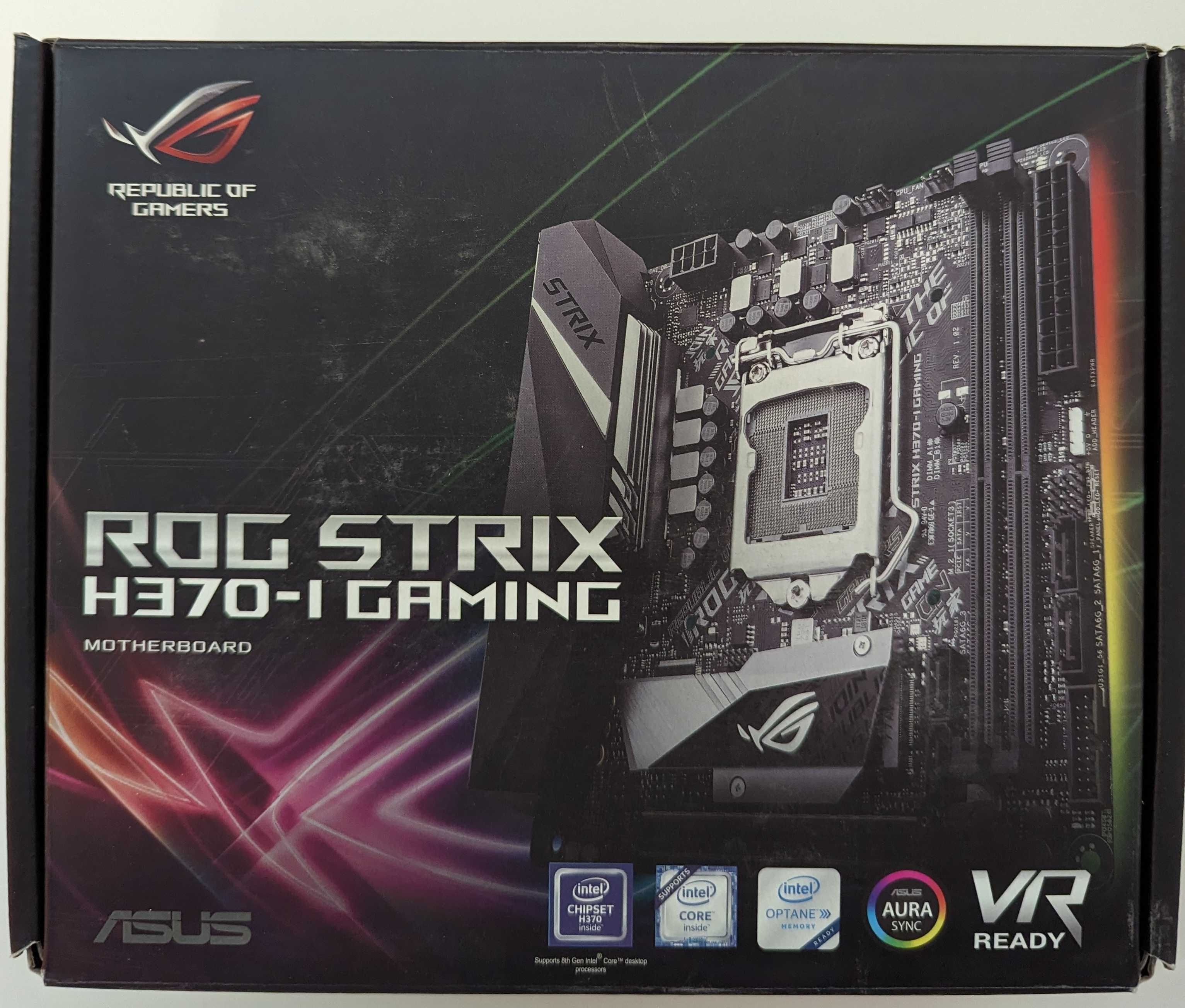 i5-8400, ASUS H370-I mini ITX motherboard