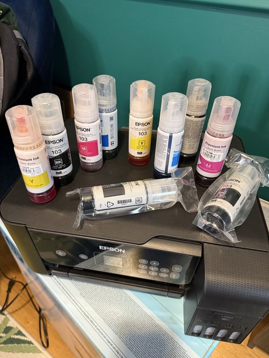 Sprzedam drukarkę Epson L3160 z tuszami