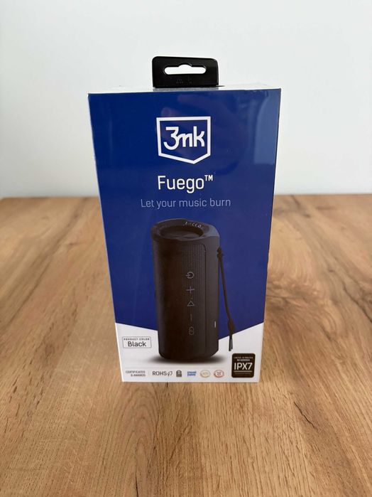 Bezprzewodowy głośnik 3mk Fuego Black - nowy