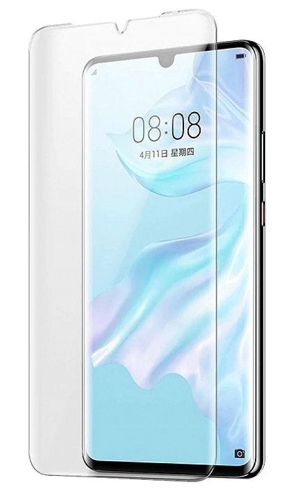 Szkło Hartowane Huawei P30 Pro Uv | Na Cały Ekran 3D + Lampa
