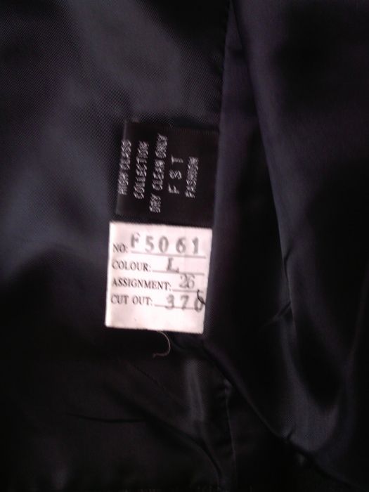 Натуральный кожаный плащ-куртка, р.44-46