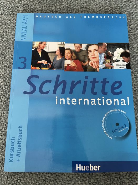Німецький підручник Schritte International 3 A2/1 Kursbuch+Arbeitsbuch
