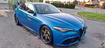 Alfa Romeo Giulia Alfa Romeo Giulia Veloce Q4 Misano Blue Bogato wyposażona doinwestowan