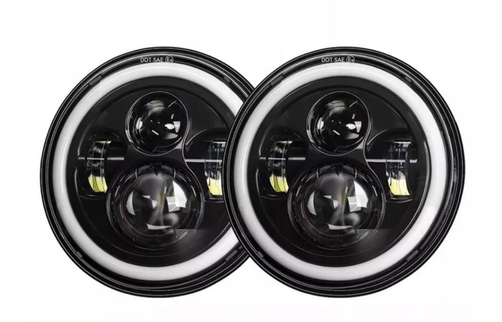 Lampa przednia 7”Full Led offroad Range Rover Hummer Suzuki Nissan Toy