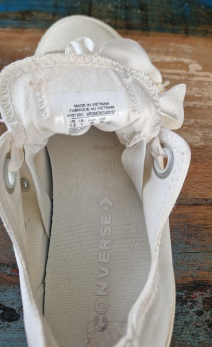 Converse-białe tenisówki roz.33