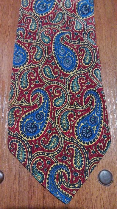 Редкий элитный галстук Altea Milano шелк Италия орнамент bizarre