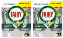 2 x Kapsułki do zmywarki Fairy Platinium All in One Lemon 81 szt.