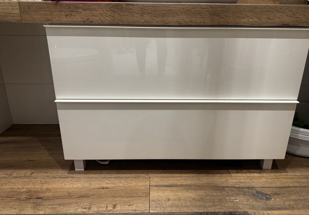 Szafka pod umywalke IKEA biala 100 cm