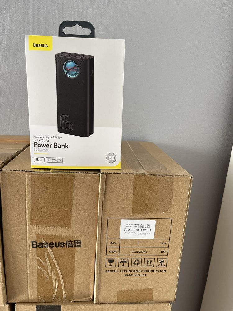 Powerbank ПаверБанк Baseus 65w 30 000 mah, 1 рік гарантія