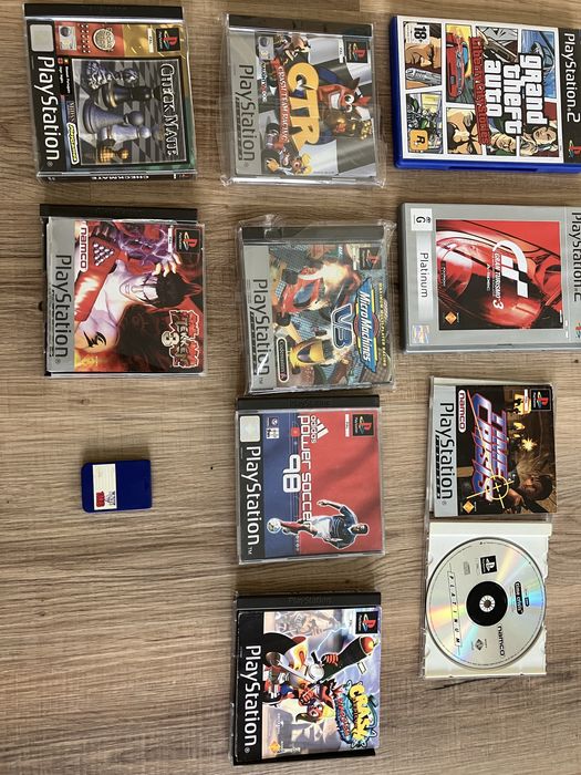 PS1 clássica e jogos