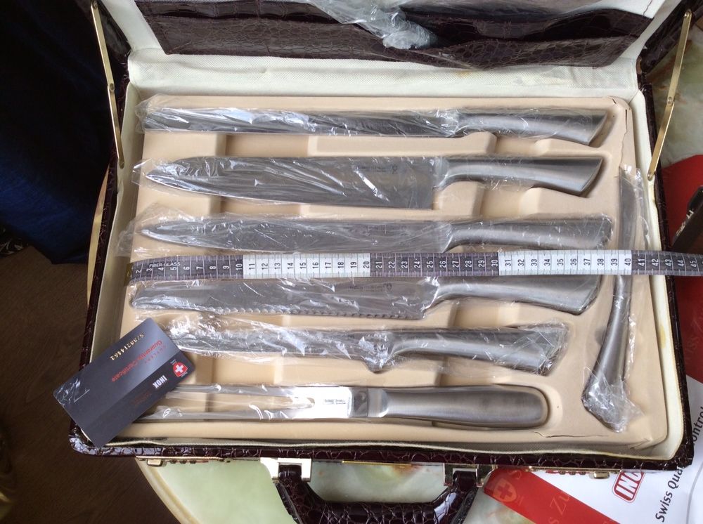 Набор ножей Swiss Zurich профессиональный фирменный в чемодане
