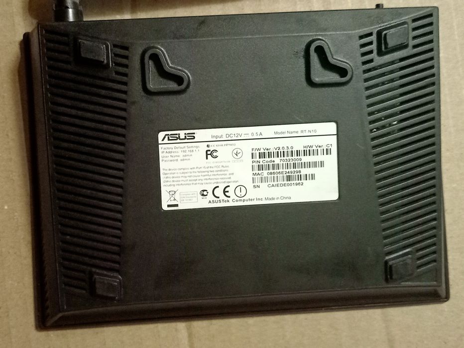 WiFi роутер Asus RT-N10 исправен