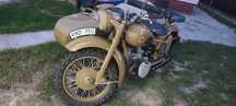 K-750 motocykl z wózkiem kmz ural dniepr m72