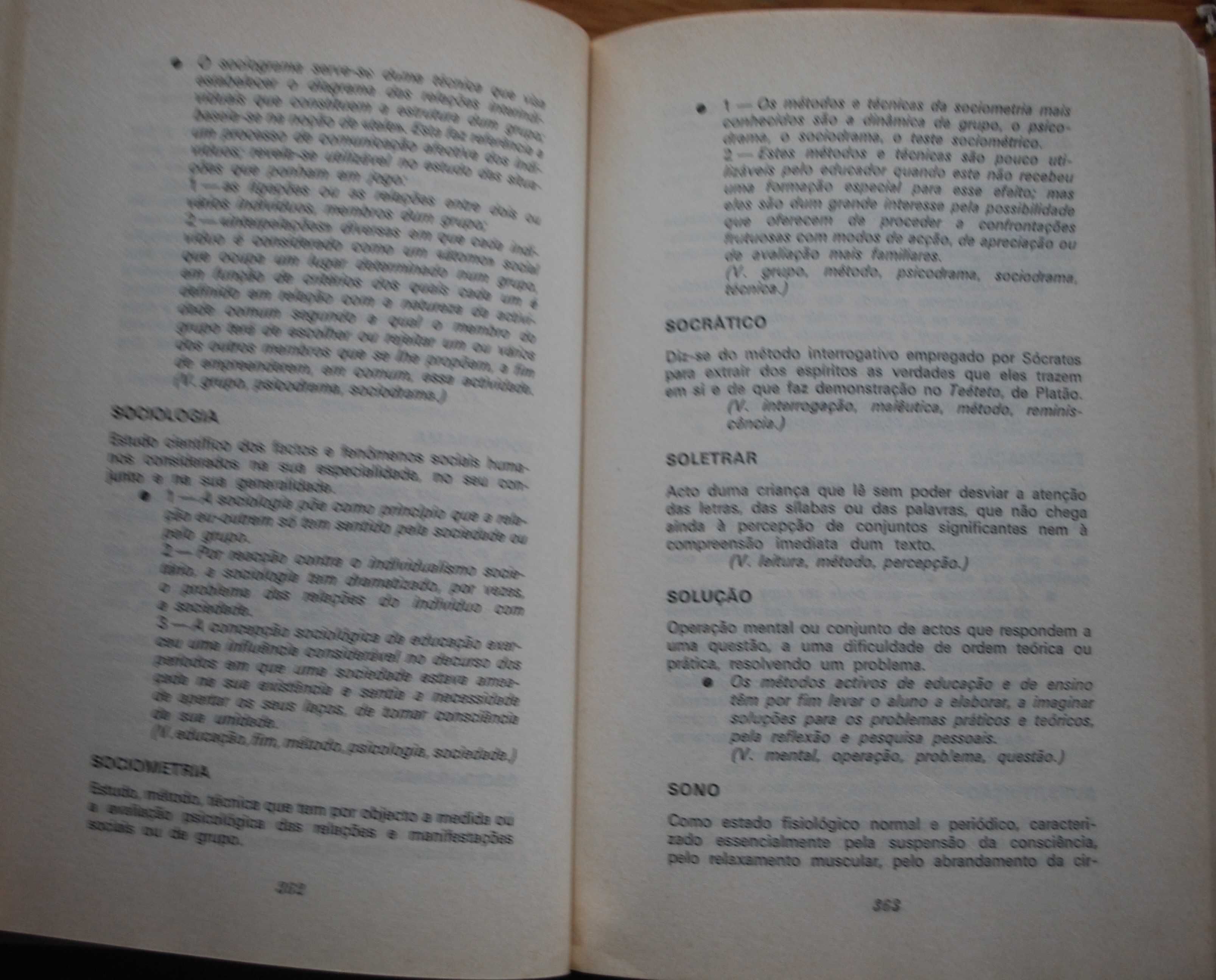 Vocabulário Técnico e Crítico da Pedagogia e Das Ciências da Educação