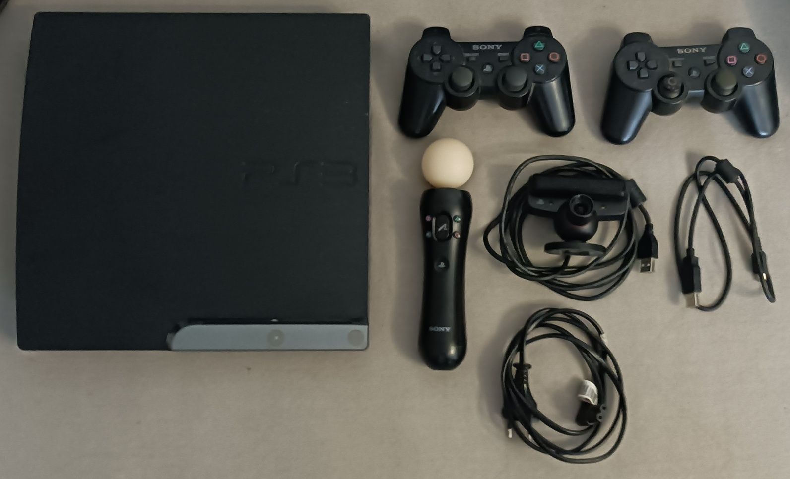 Konsola PS3 320gb + PlayStation movie (kamerka + 1 kontroler ruchu)