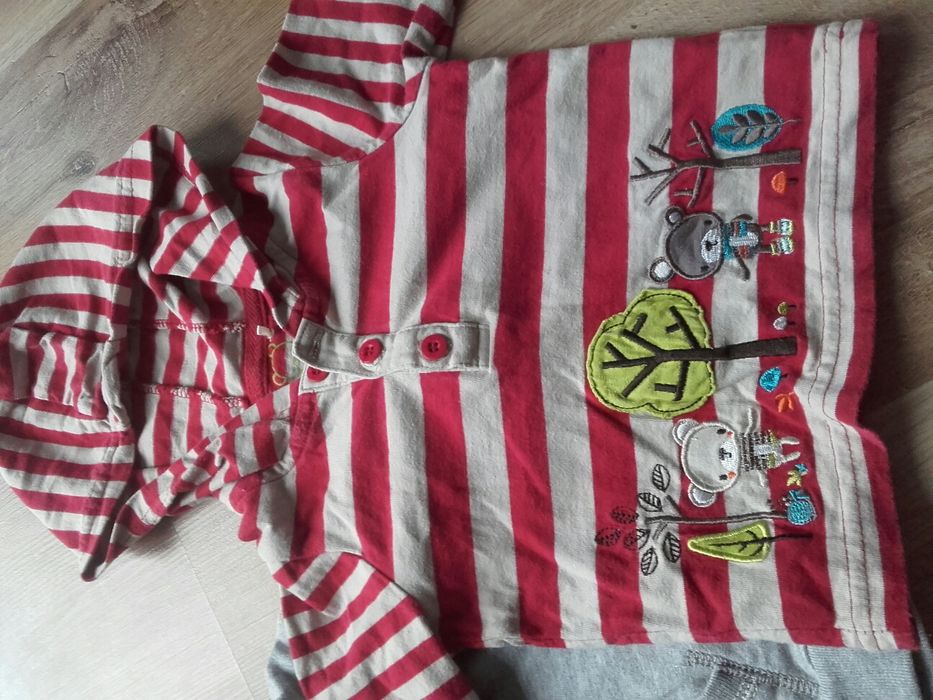 Bluzki bluzy 68-74 kaptur TU Baby Gap