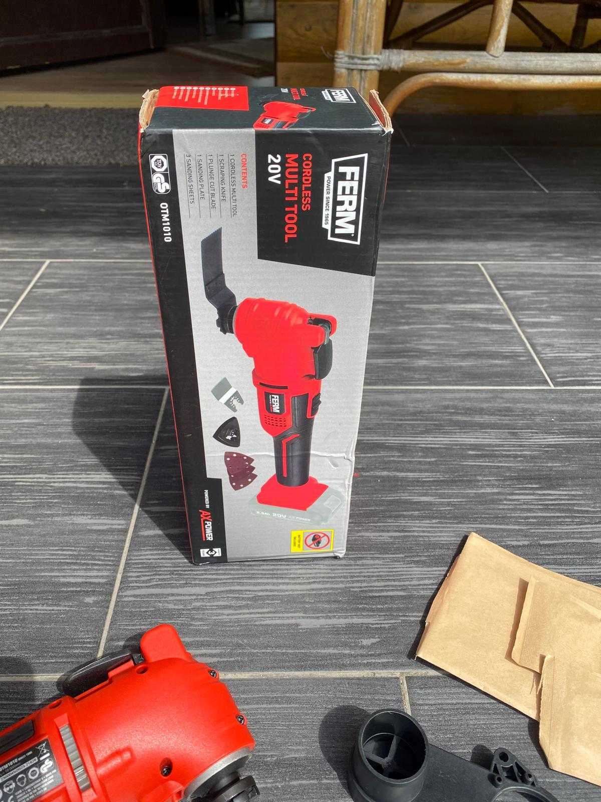 FERM - nowa szlifierka akmulatorowa / multitool 20V