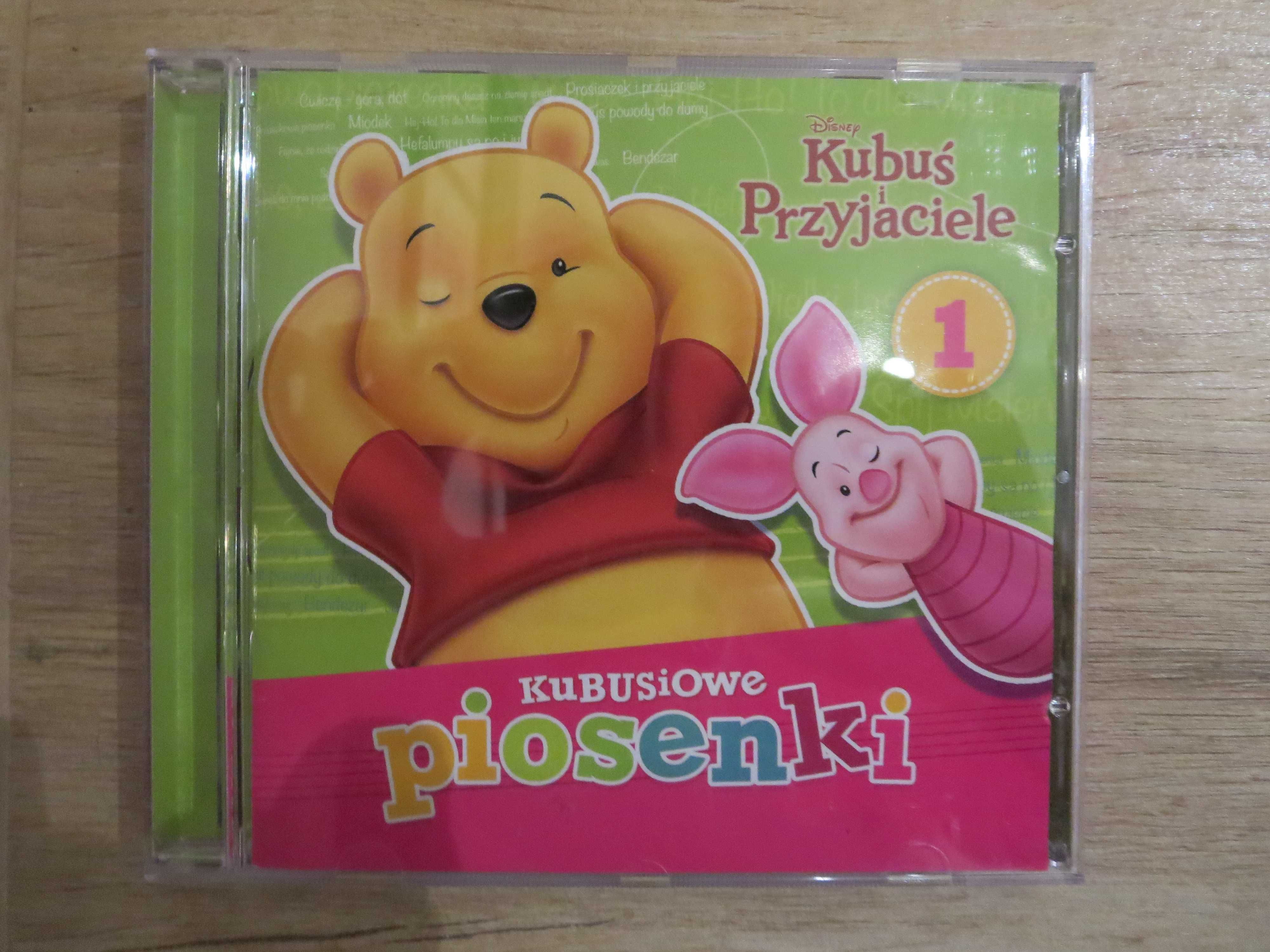 Piosenki dla dzieci 2 płyty CD - Kubuś Puchatek i Księżniczki Disneya