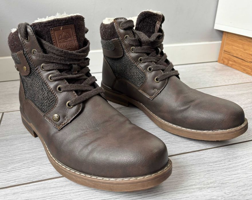 Buty trzewiki Gino Lanetti rozmiar 41 stan BDB