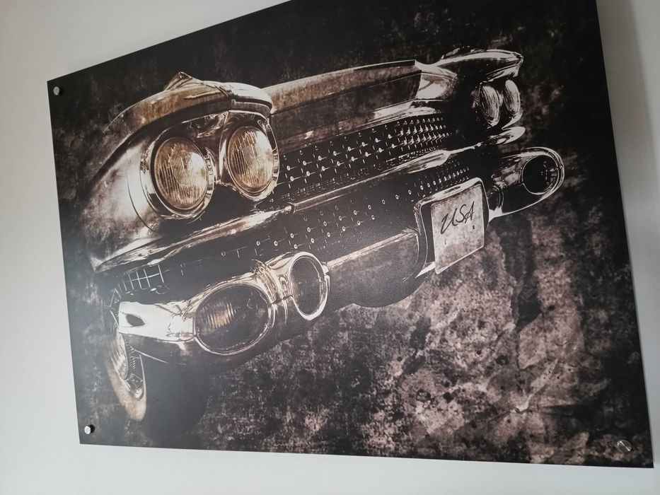 Obraz samochód dibon 75x100