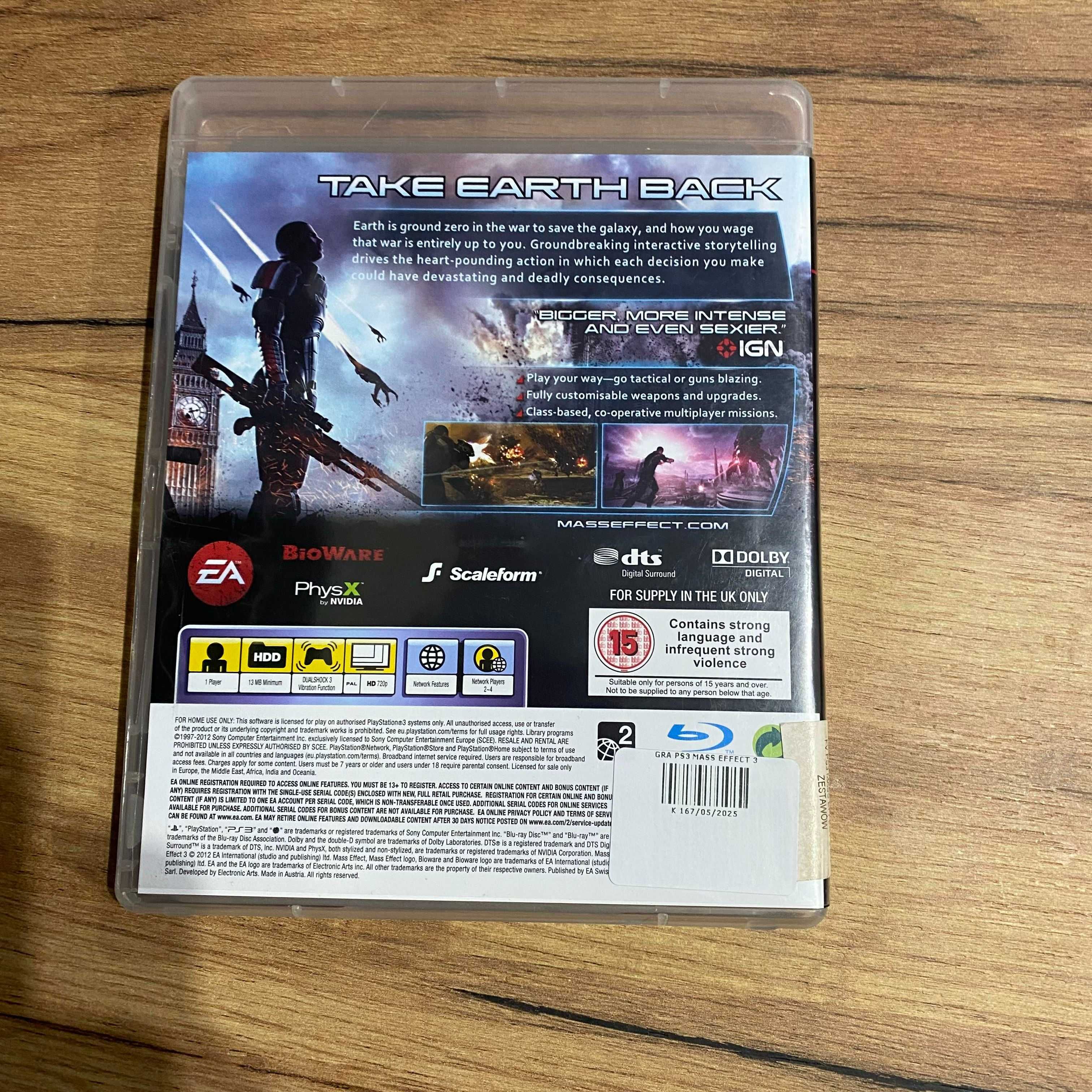 Gra PS3 Mass Effect 3