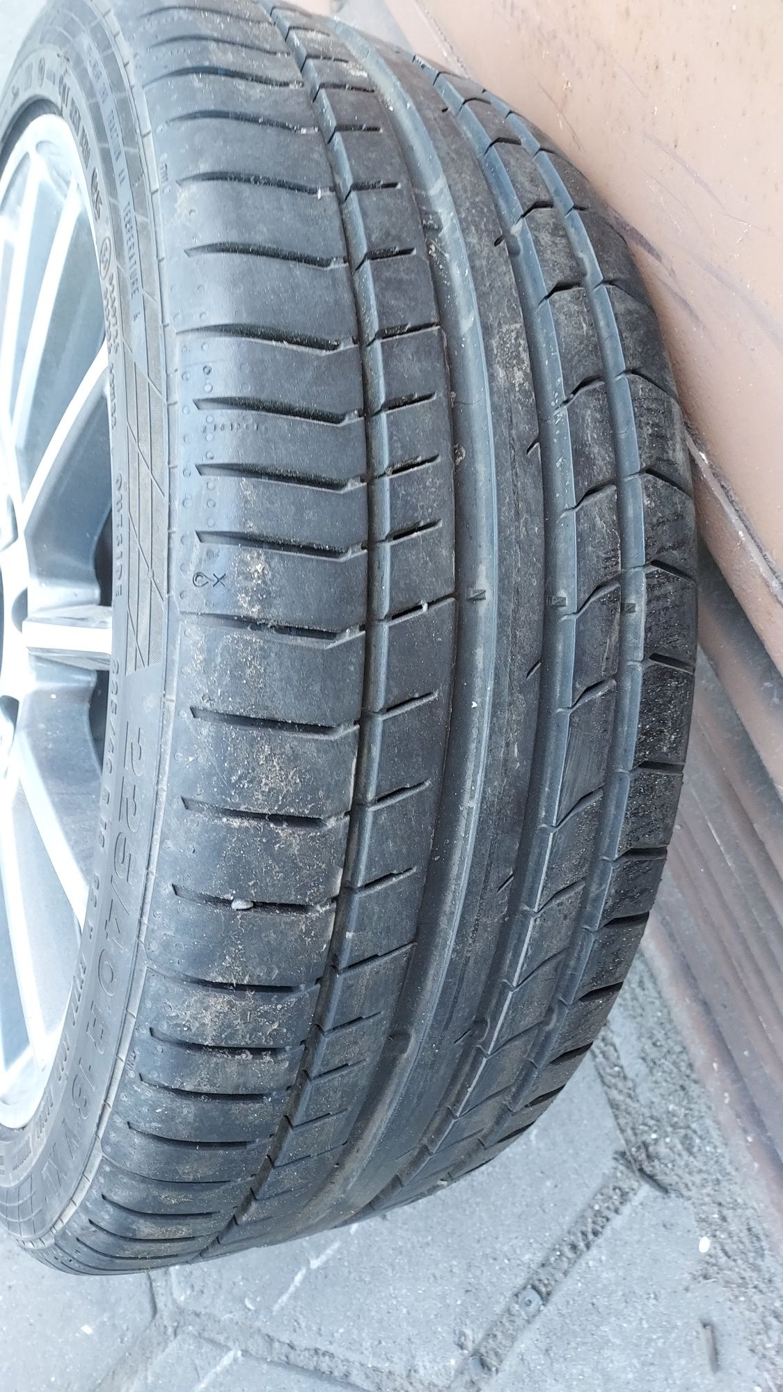 Oryginalne Koło Mercedes-Benz B-klasa AMG W176 225/40R18 Conti 8mm
