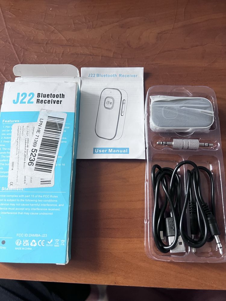 Odbiornik Adapter Audio Przejściówka Bluetooth