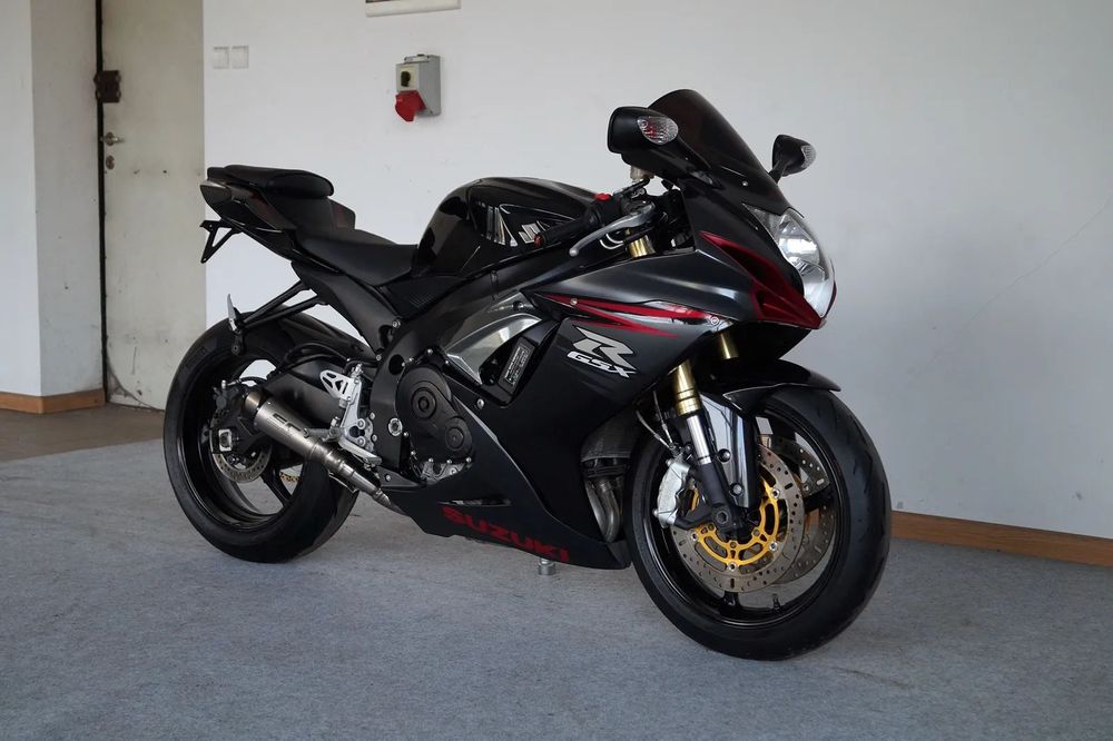Suzuki GSX-R GSXR 750 L1 Black-Bordo - Bezwypadkowy- SPORT.TLUMIK - Niemcy - 33TKM