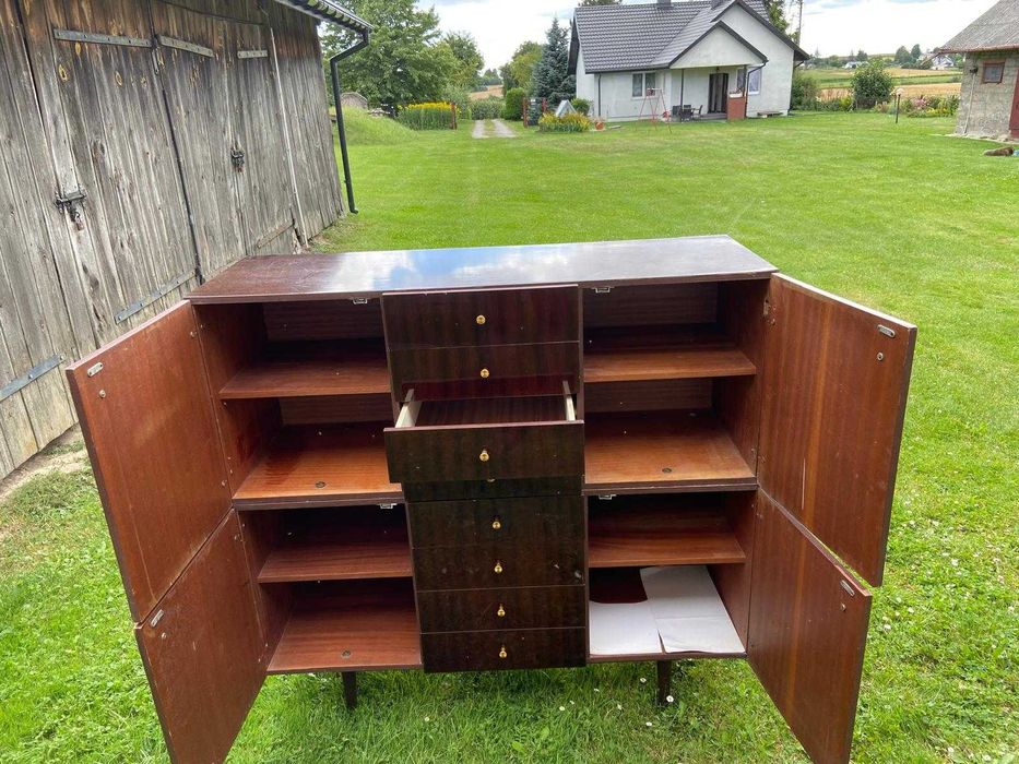 Komody PRL-komplet 2 sztuki