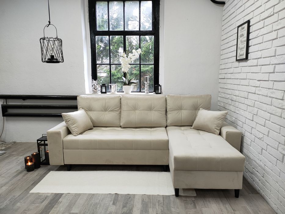 Narożnik  Izi II producent, sprężyny welur