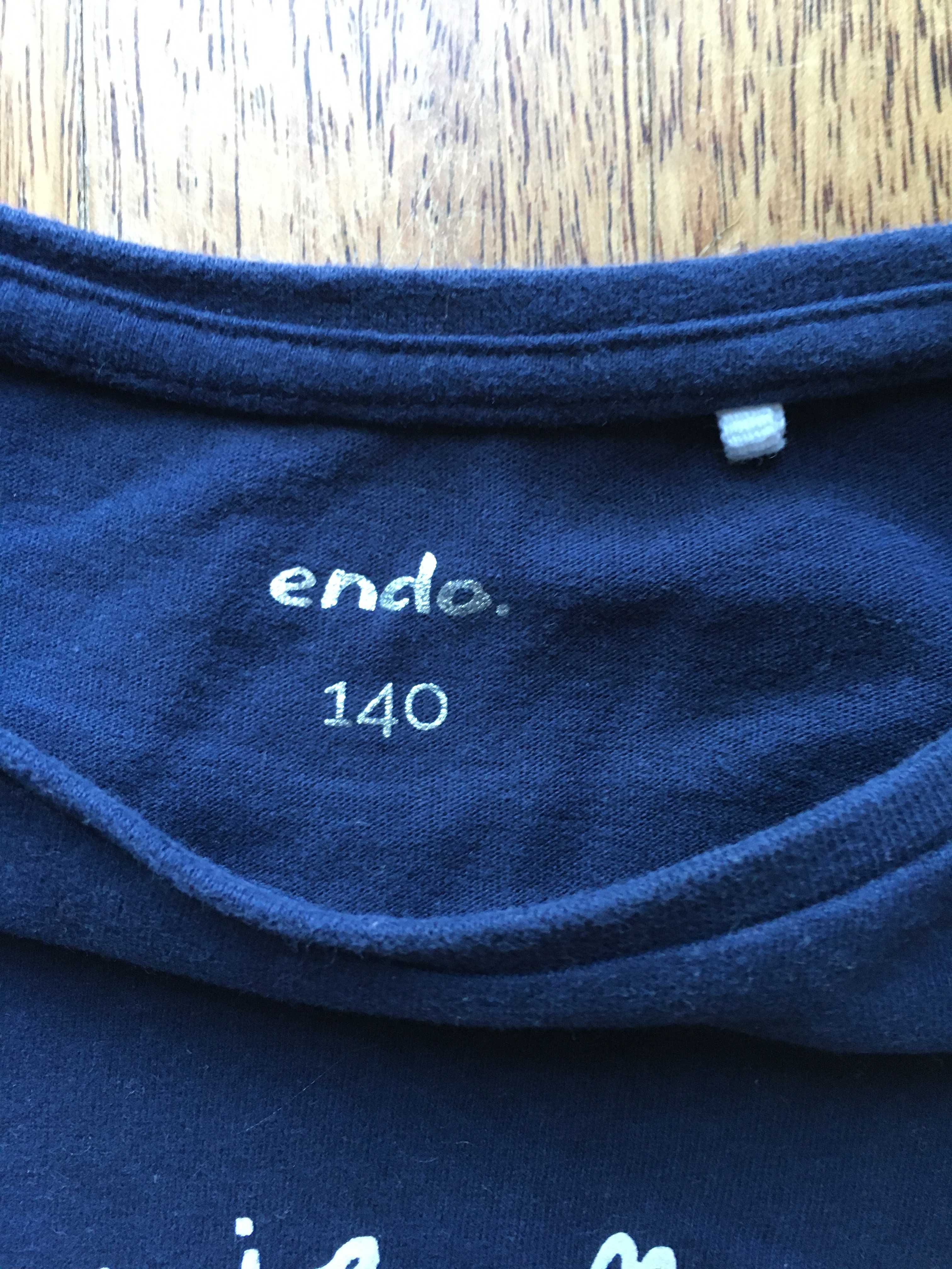 R 140 Bluzka Endo granatowa cekiny odwracane - planeta