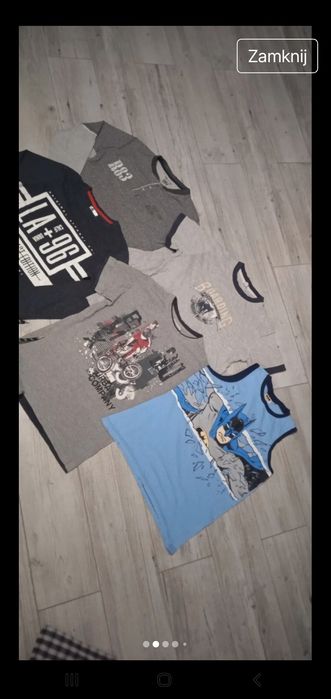 Bawełniany zestaw bluzki koszulki H&zM, Reserved 152