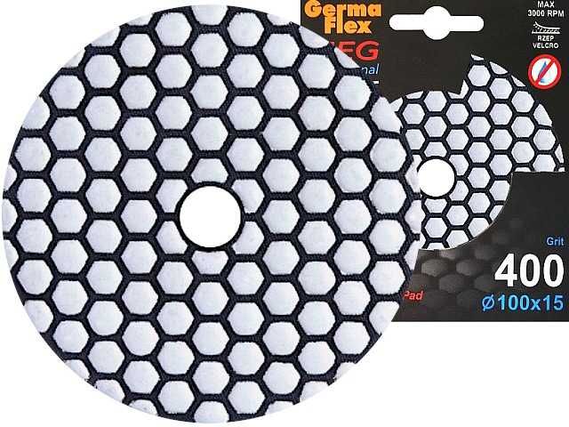 Tarcza Tarcze do szlifowania polerowania GRESU KAFLI PIEG fi 100 P 400