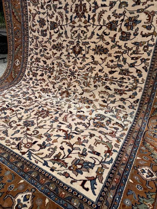 Dywan wełniany kaszmirowy r.tkany perski Ind TABRIZ 400x300 gal.14 tyś