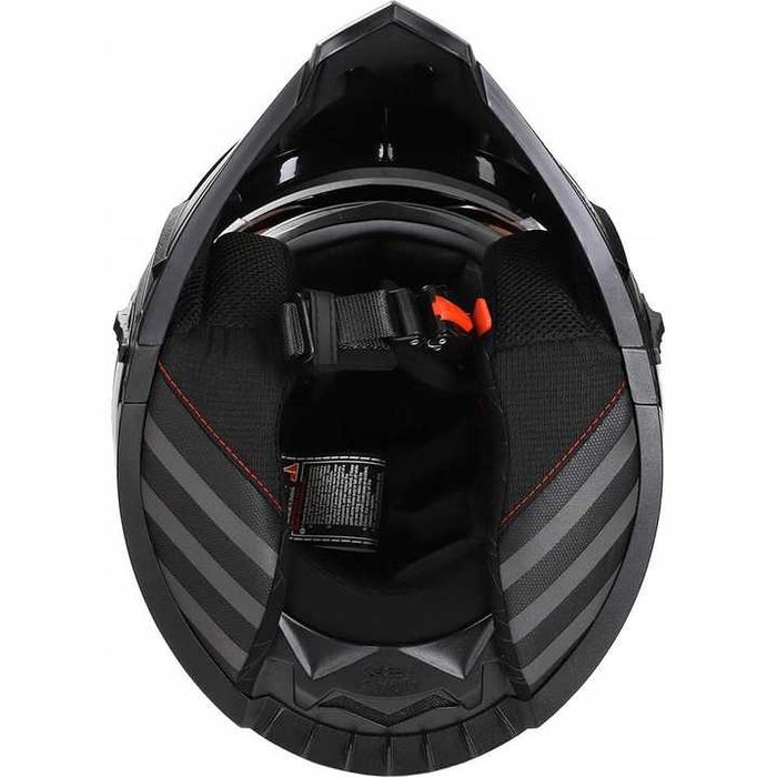 KASK LS2 OF606 SAND odpinana szczęka daszek 2x  SZYBA S-XXL