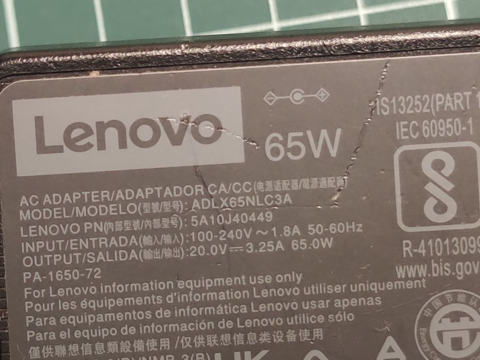 Carregador de Portátil LENOVO Ideapad 5